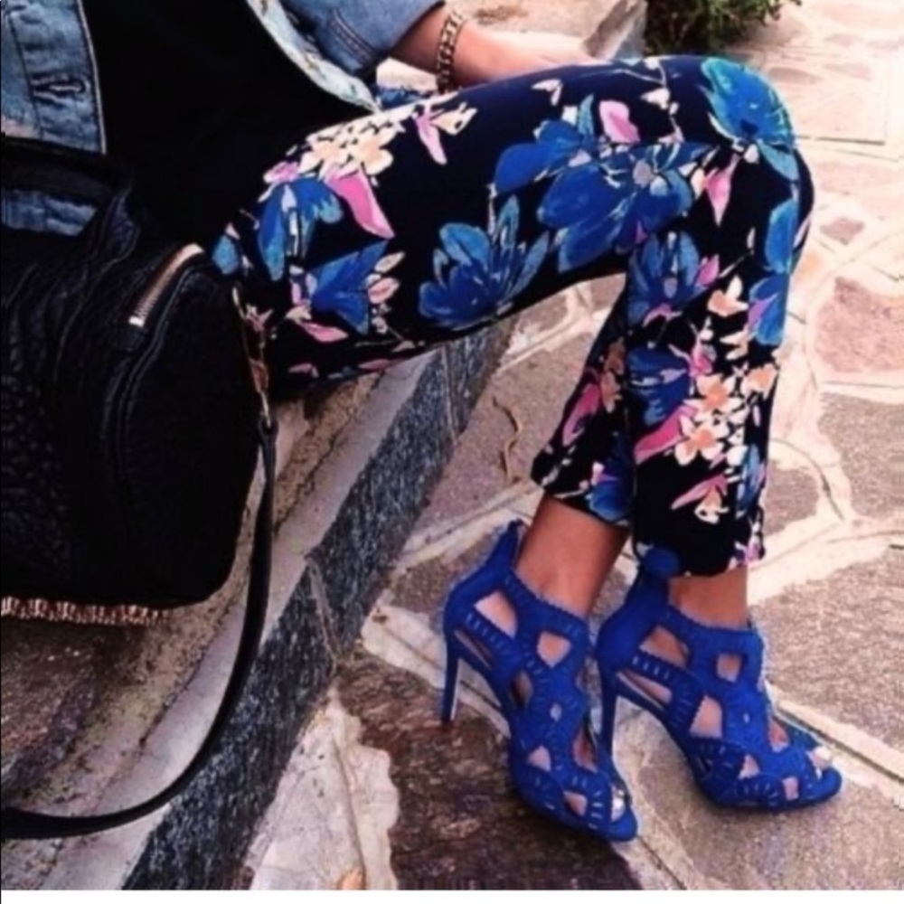 Rare Zara Floral Trousers - Picture 3 of 8